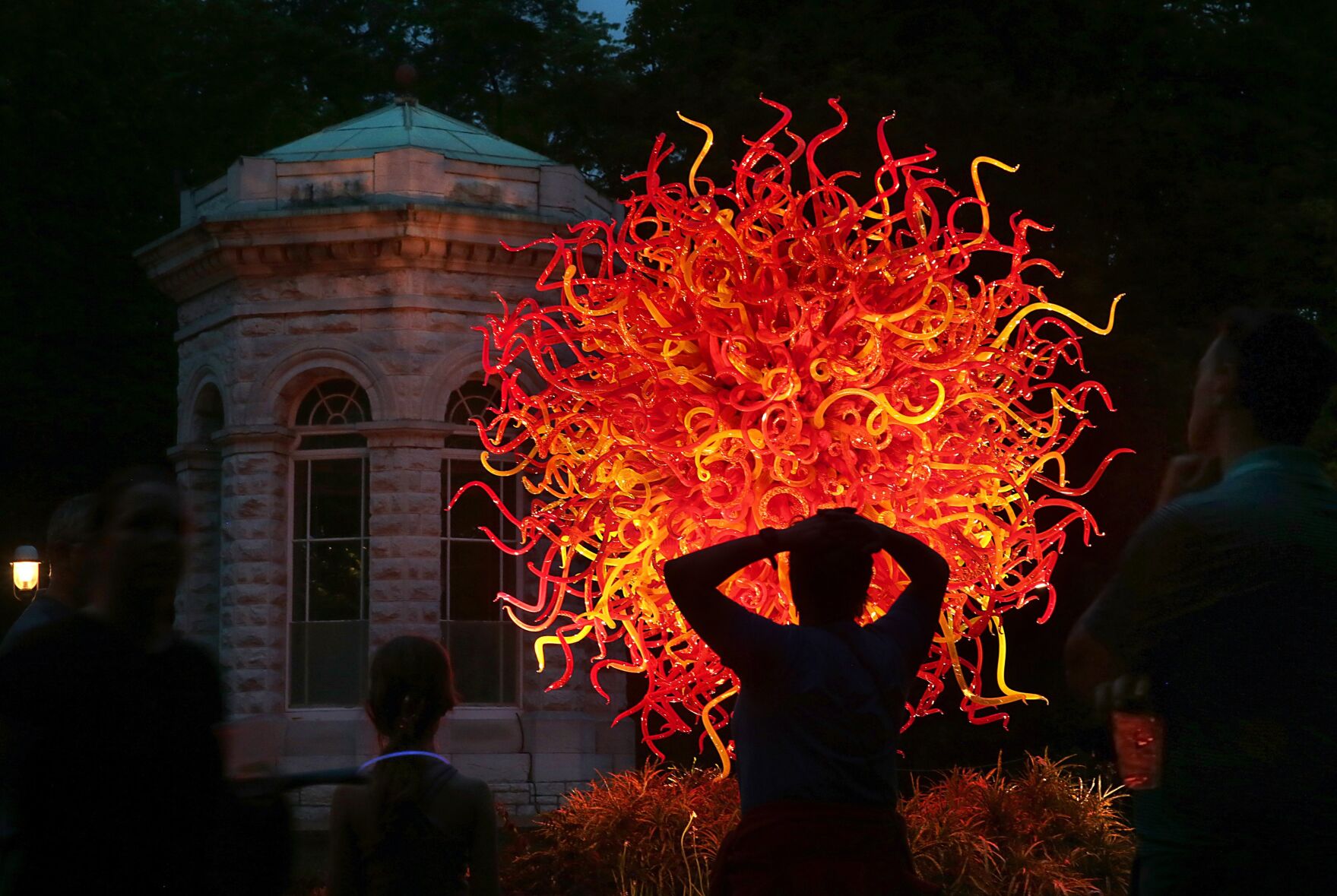 Chihuly Nights at the Missouri Botanical Garden